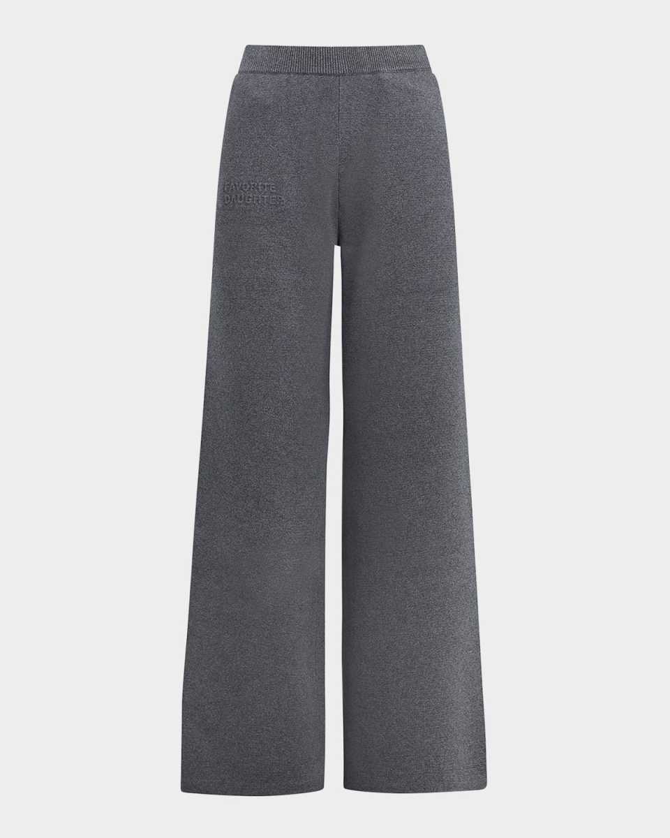 Fatigue Sisters Wide-Leg Knit Pants